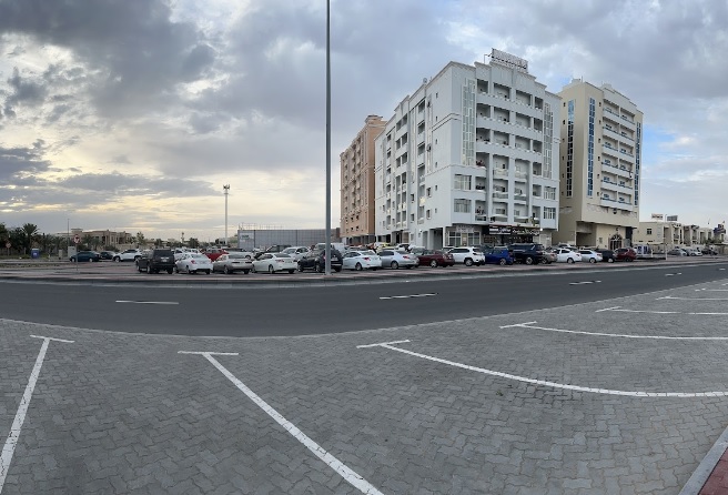 صورة توضح منطقة الحميدية بمعالمها المميزة وطابعها العمراني.