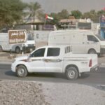 صورة تُظهر منطقة شعم في إمارة رأس الخيمة بإطلالتها الساحلية المميزة ومنازلها التراثية القريبة من البحر.