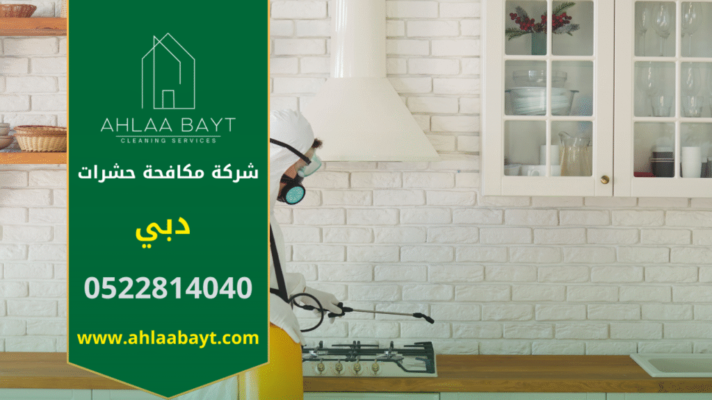 صورة فريق يعمل داخل منزل لتنفيذ خدمة رش احترافية من شركة مكافحة حشرات في دبي باستخدام معدات حديثة ومبيدات آمنة.